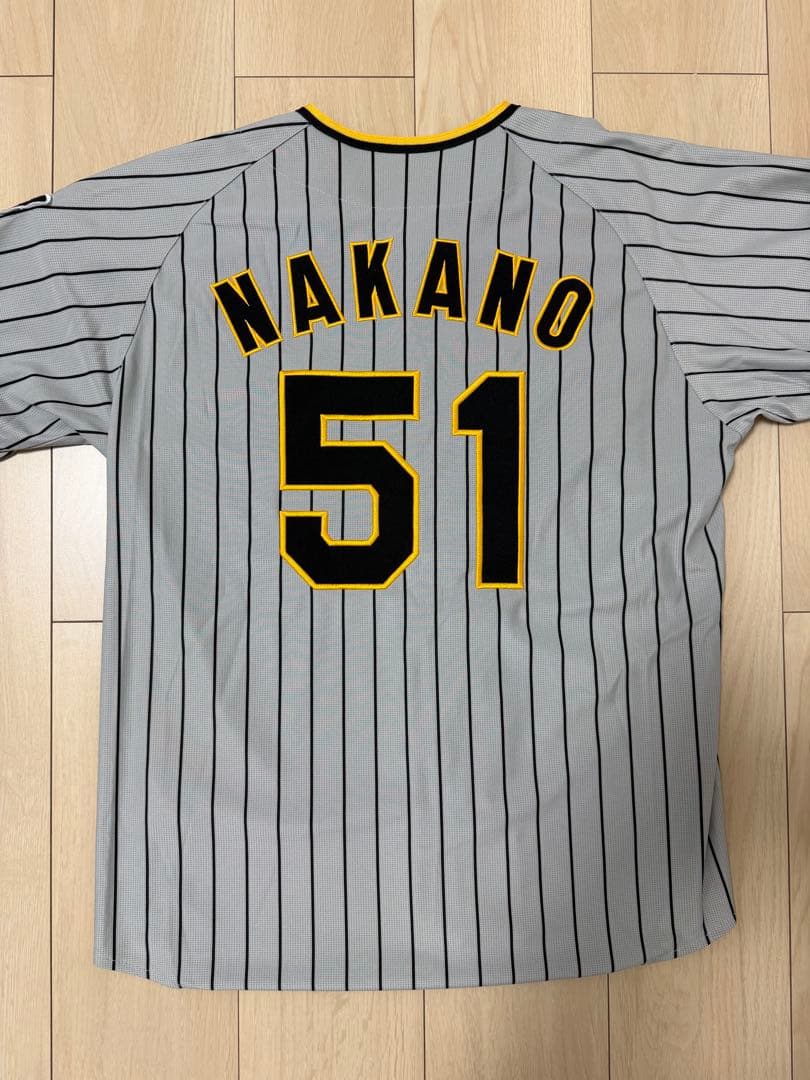 阪神タイガース　中野拓夢　ビジターユニフォームMサイズ