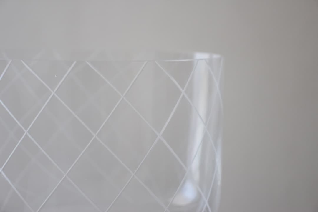 ティファニー　クリスタルガラス　ボウル　皿　１５cm