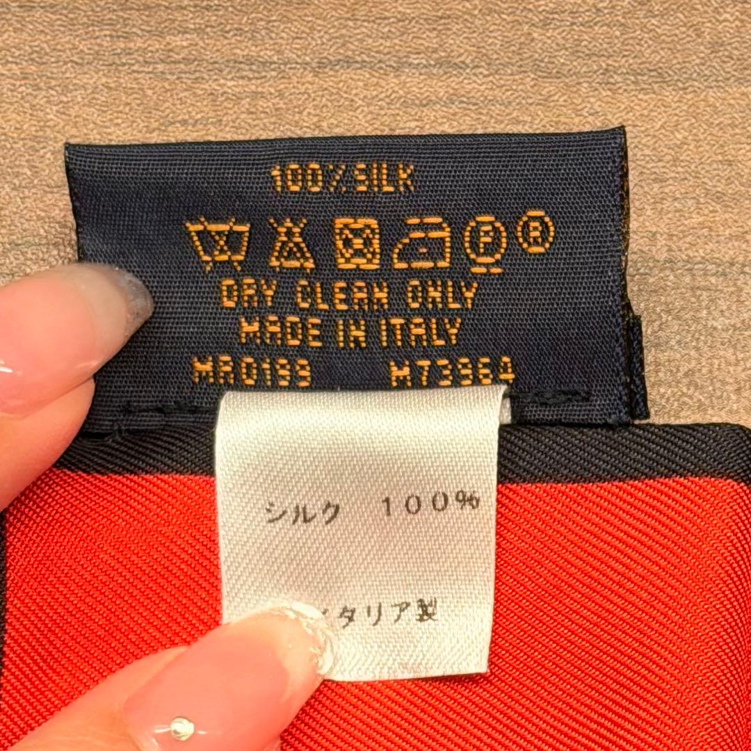 LOUIS VUITTON ルイヴィトン バンドー トランク シルクスカーフ