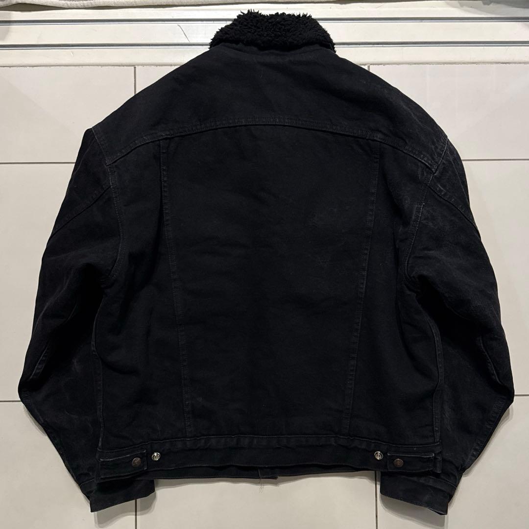 スペシャル 92年 Levi's ブラックデニム ボアジャケット LARGE