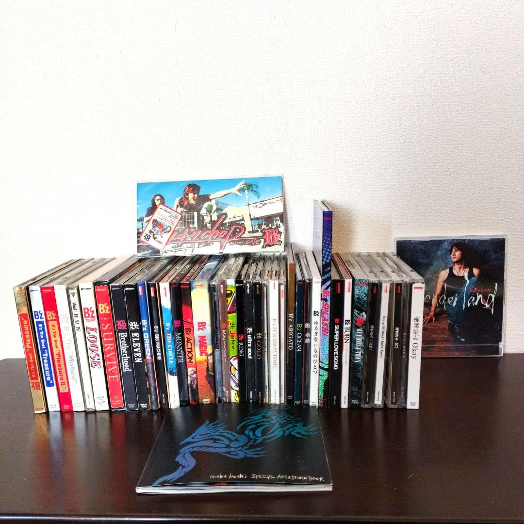 B'zと稲葉浩志さん CD 39枚＋DVD2枚