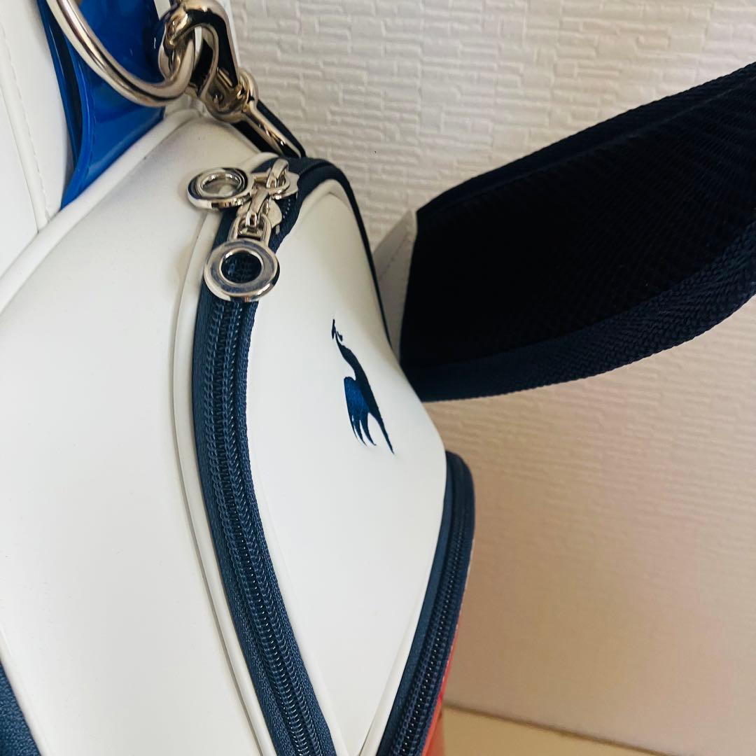 Lecoq Sportif ゴルフバッグ ホワイト/レッド/ブルー美品　未使用