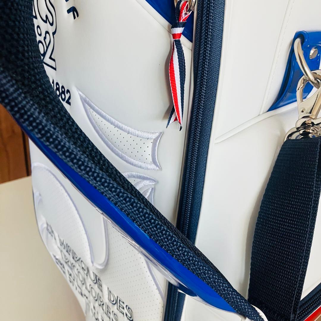 Lecoq Sportif ゴルフバッグ ホワイト/レッド/ブルー美品　未使用
