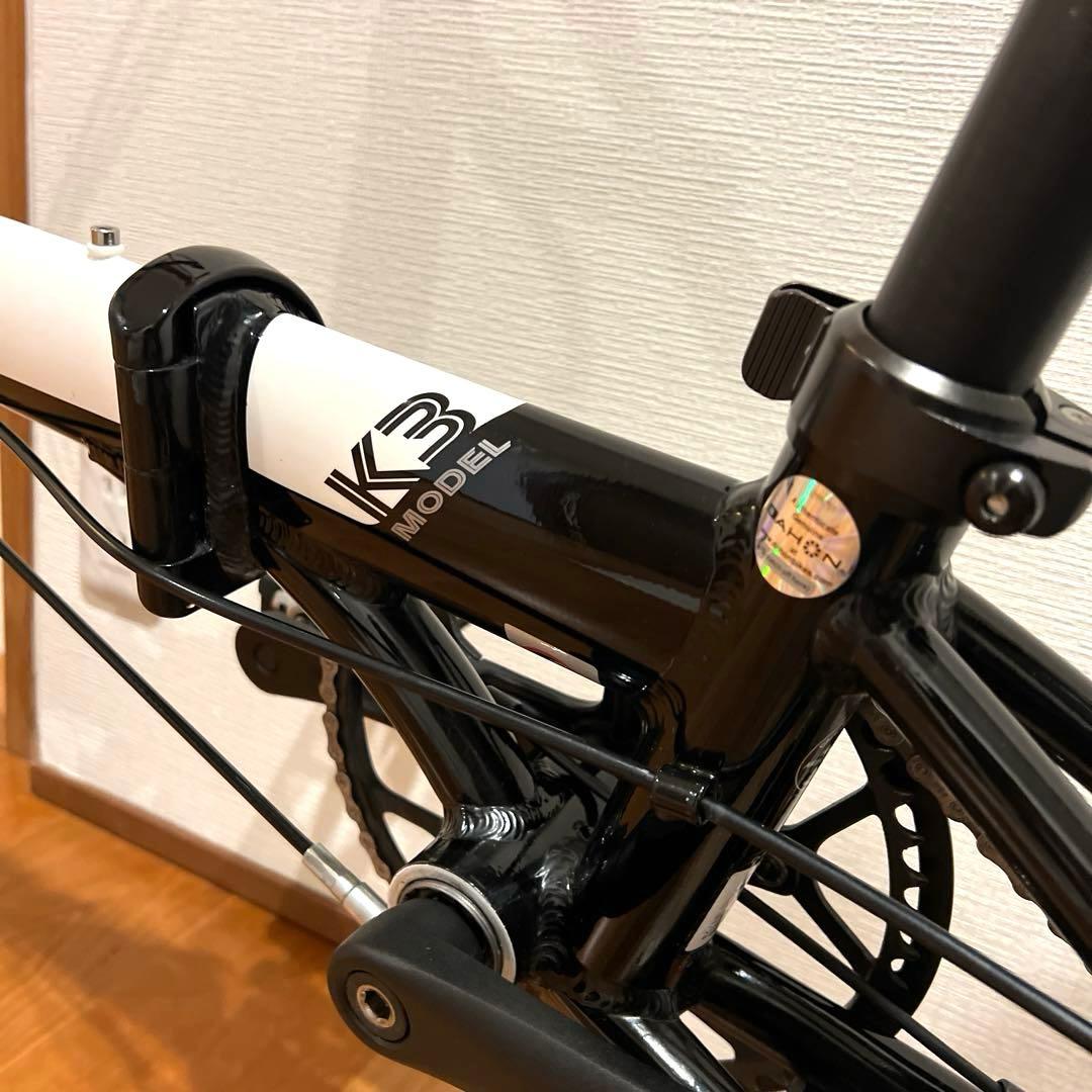 美品 DAHON ダホン K3 ホワイト 自転車 ルノー ターン N8 P10