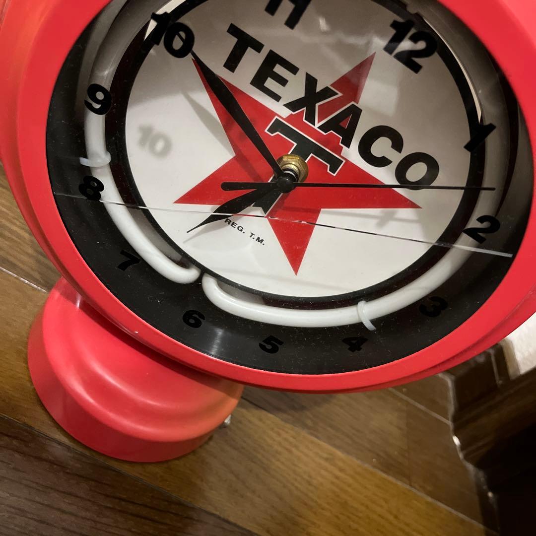TEXACO テキサコ ネオン 置時計