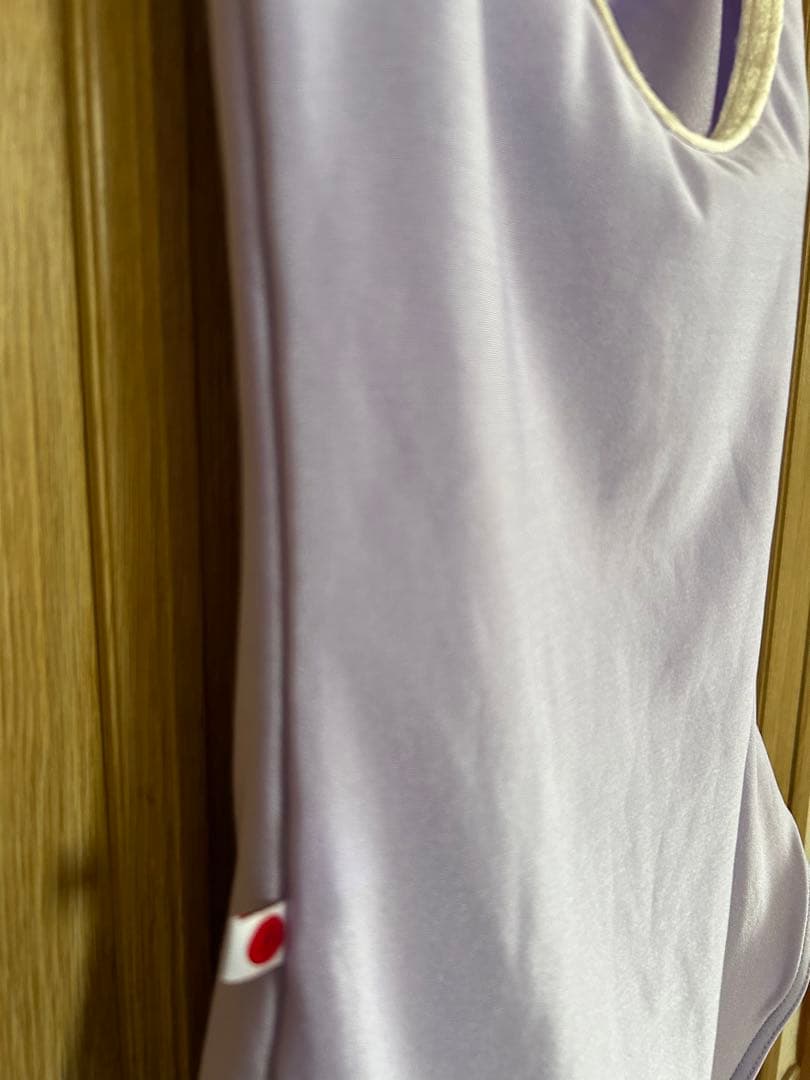 YUMIKO レオタードSL オーダー 薄紫 ベロア スペイン製