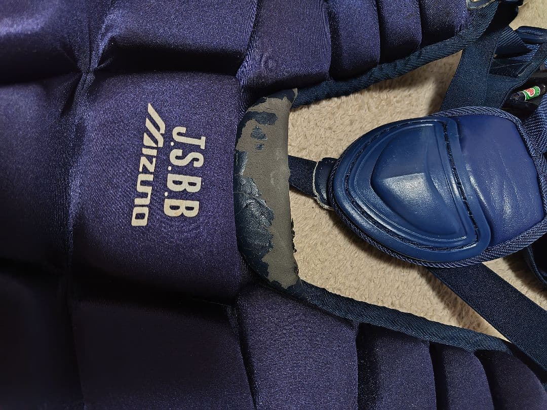 Mizuno JSBB キャッチャー用防具 ネイビー