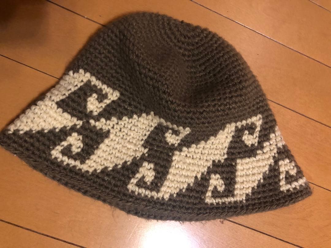 Stussy Waves Knit Bucket Hat クラッシャーハット