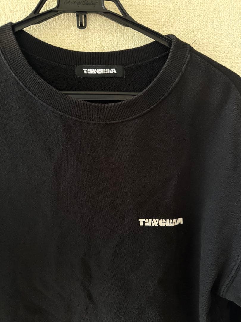 TANGRAM ブラック トレーナー Lタングラム　ゴルフ