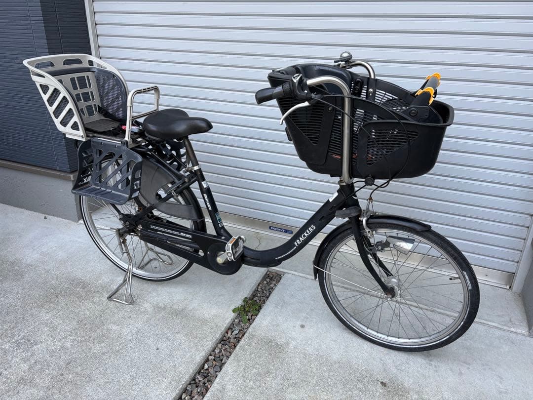 前後子乗せ自転車 チャイルドシート丸石MARUISHI FRACKERS