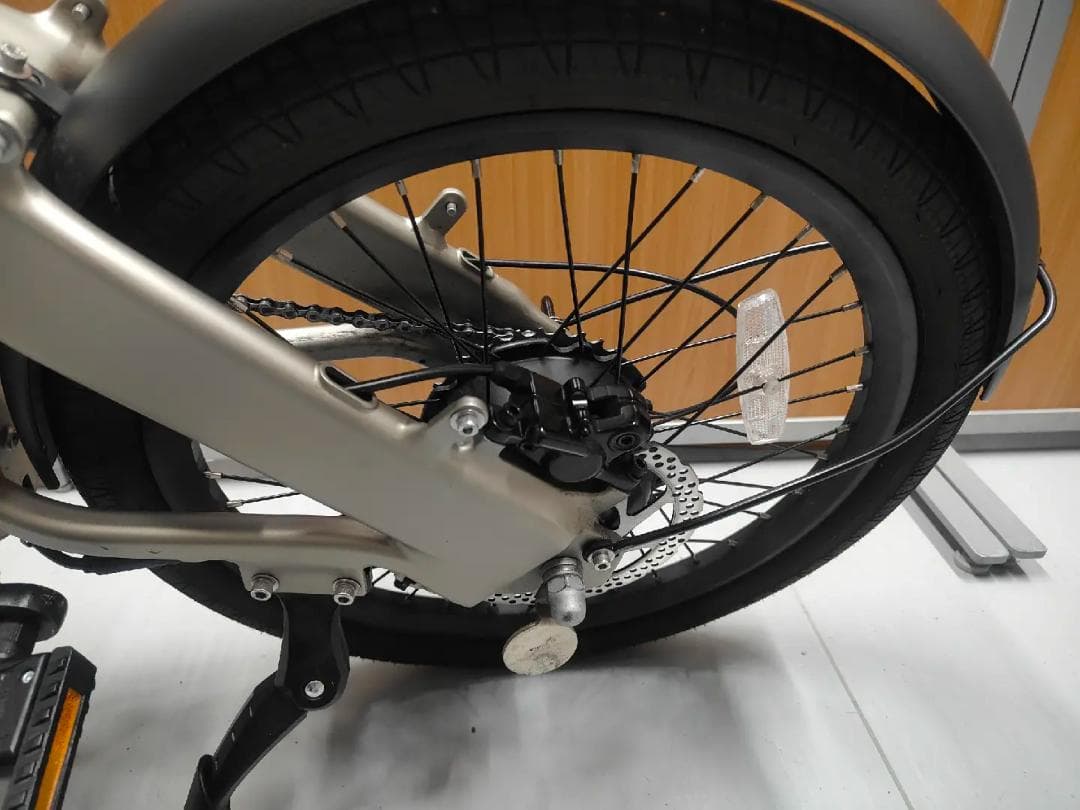 【在庫残りわずか！】折りたたみ電動アシスト自転車ERWAYA02ゴールド