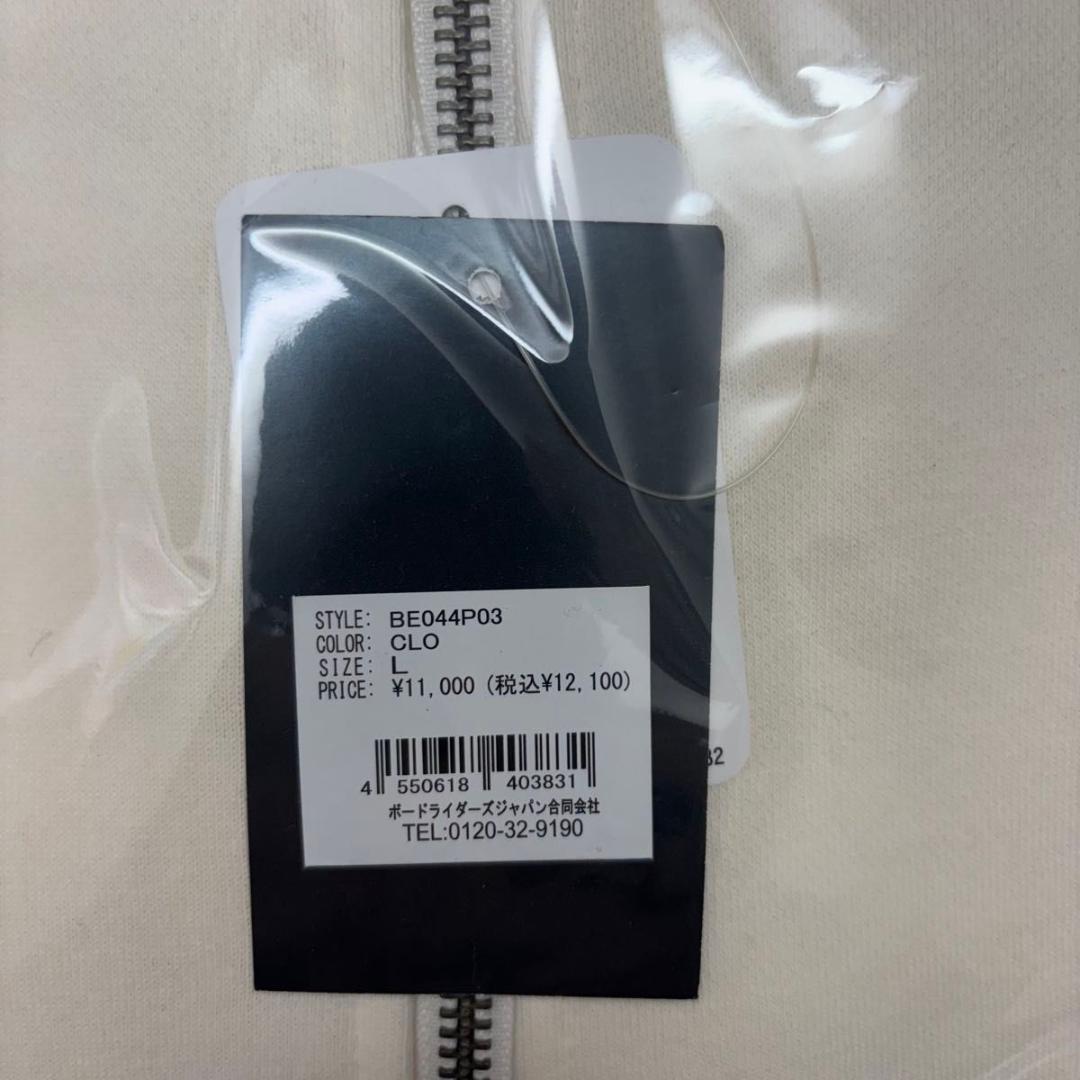 【新品】ルーカ ジップアップ パーカー ホワイトL
