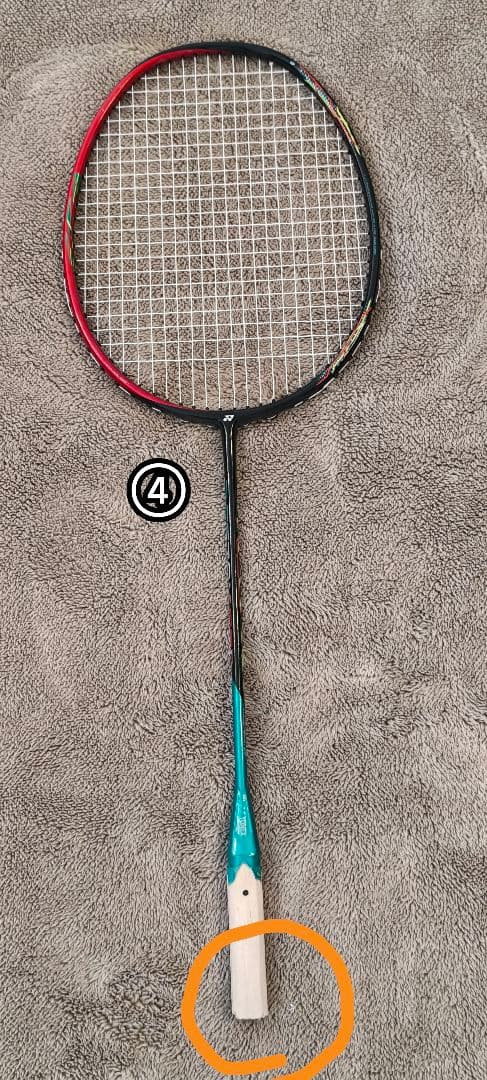 【ジャンク品】アストロクス88d 4UG5 4本セット バドミントン ラケット
