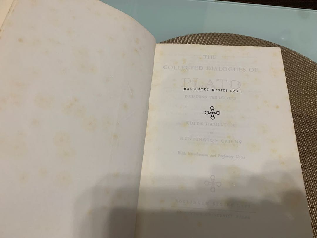 希少1973年　Plato: The Collected Dialogues