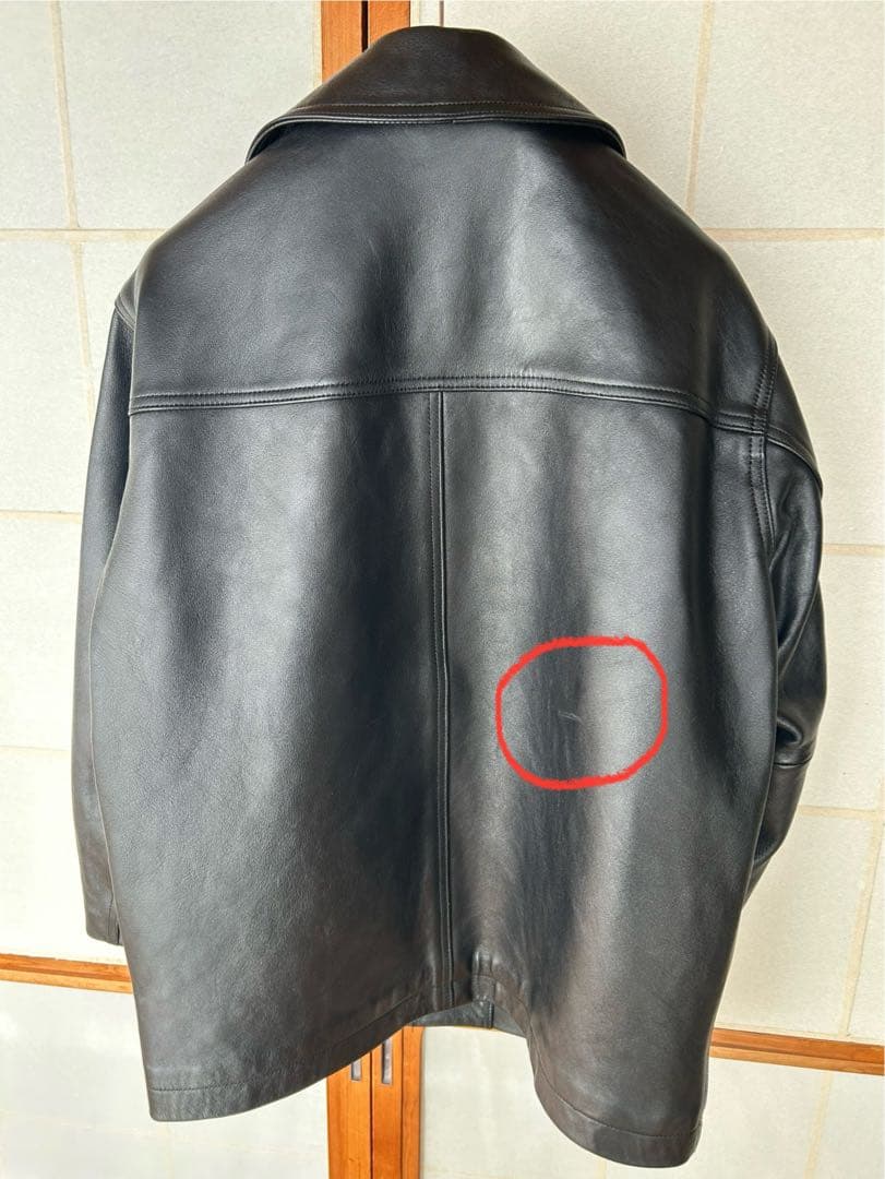 SCHOTT/別注 LEATHER CAR COAT NANO universe