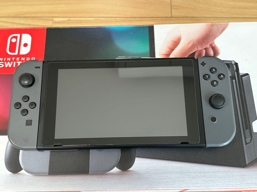 Nintendo Switch本体、グレー、元箱付き
