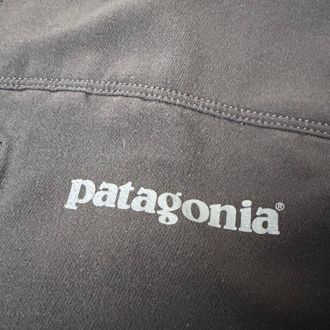 Patagonia ソフトシェル ウインドシールドジャケット L ブラック 黒
