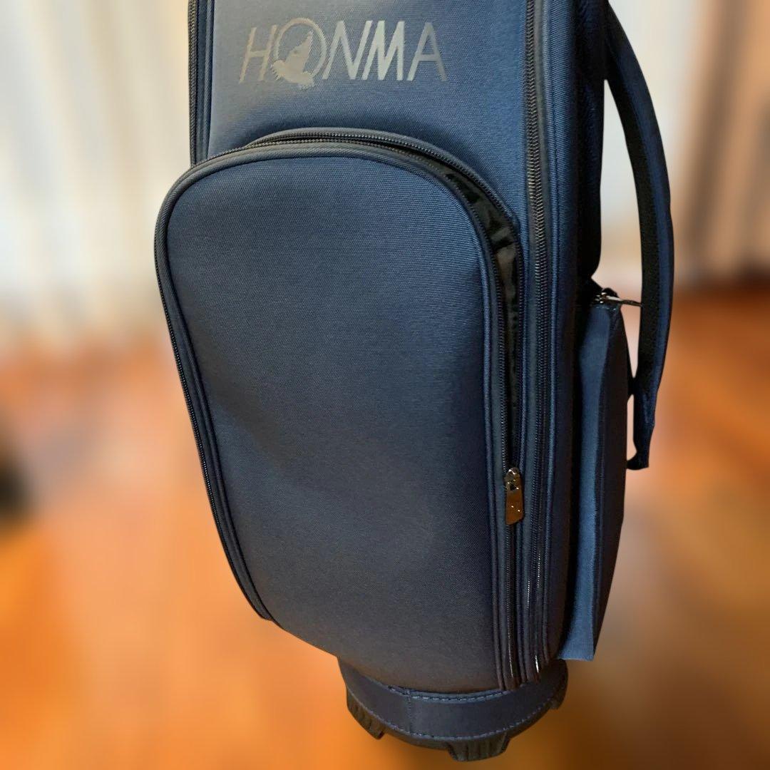 極美品HONMA ネイビー ゴルフバッグ