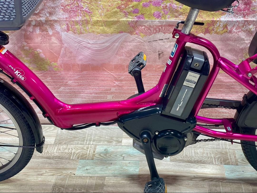 ZK3673 電動自転車 ヤマハ パスキス 子供乗せ 20インチ 送料無料