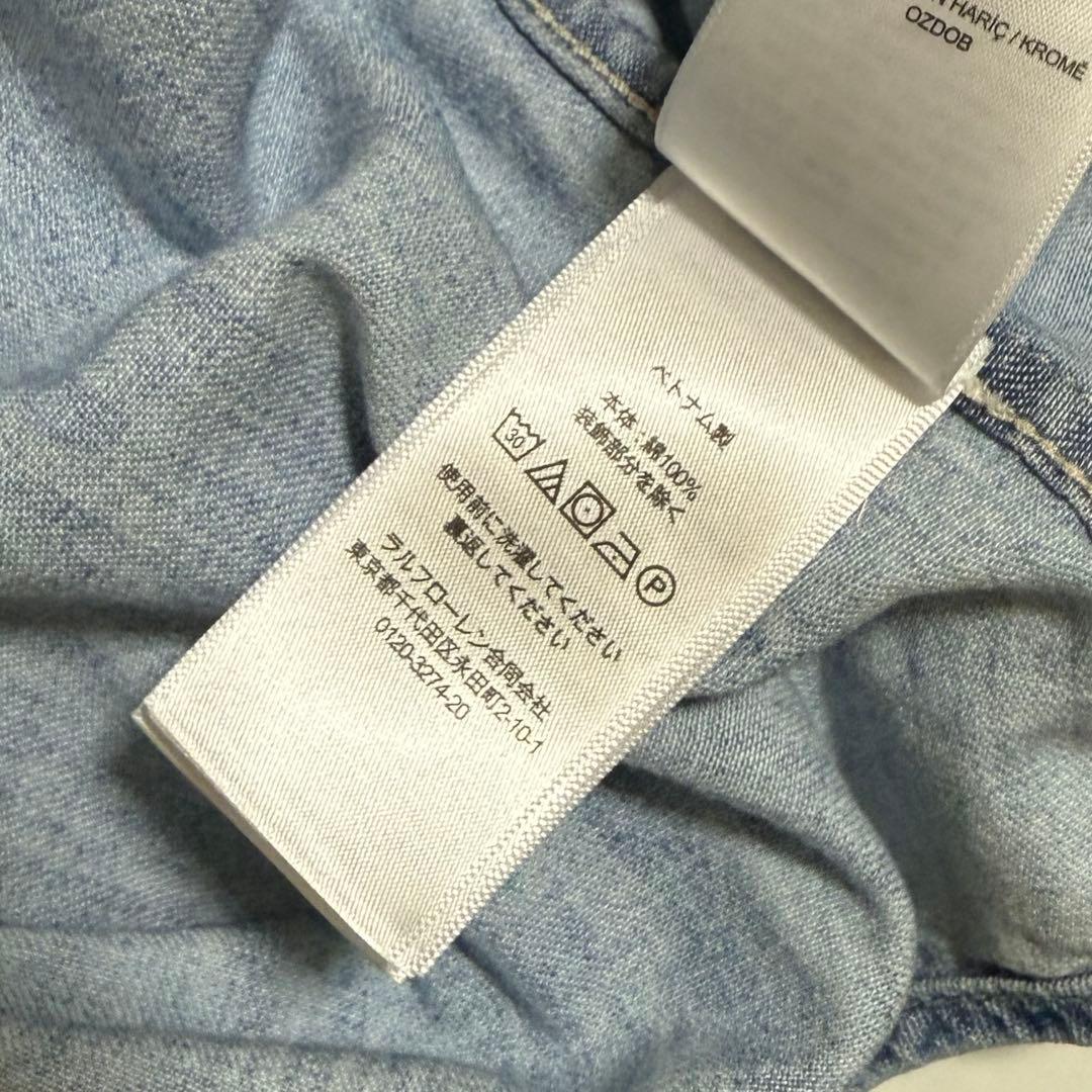 Polo Ralph Lauren オーバーサイズ コットン デニム シャツ S