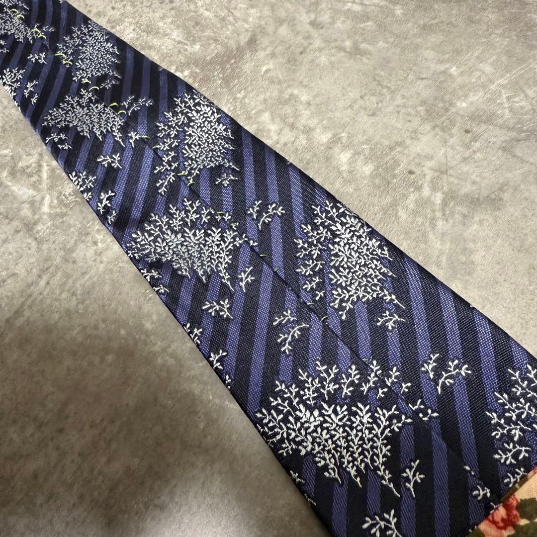 【✨美品✨】Paul Smith ポールスミス ネクタイ ネイビー ストライプ柄