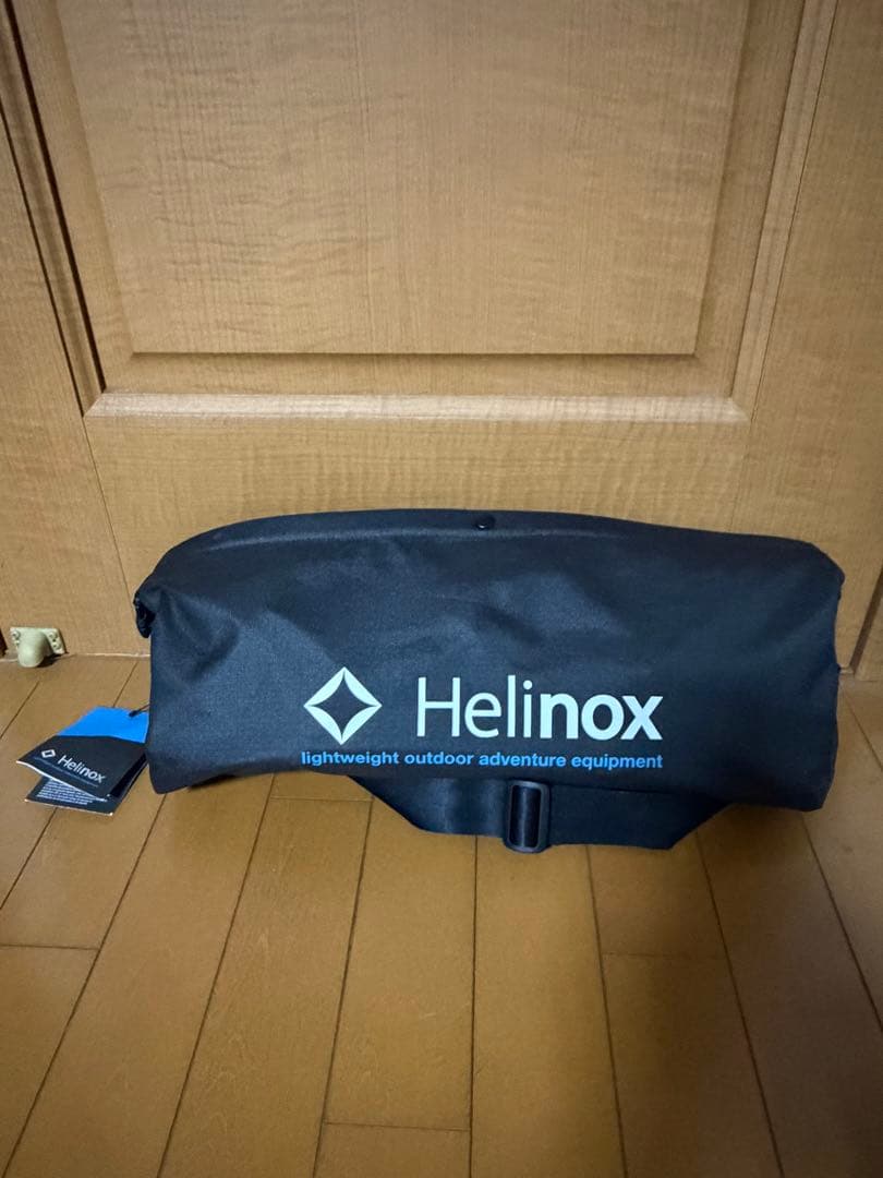 Helinox アウトドアチェア 黒/青