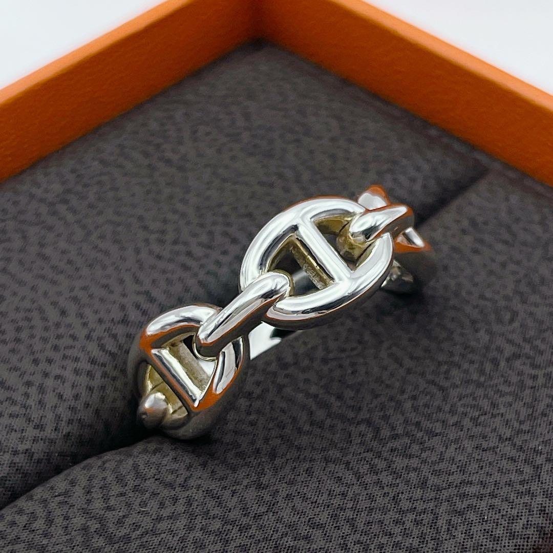 HERMES アンシェネ　リング　PM #51 シェーヌダンクル