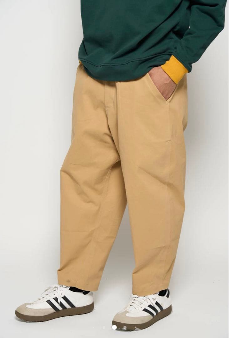美品Local GOLF LCG ANKLE PANTS BEIGE M/L