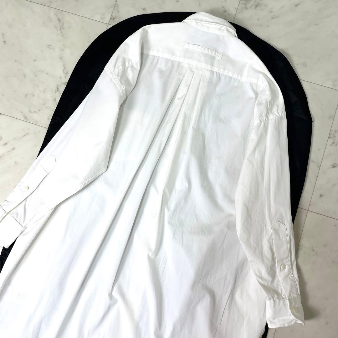 【極美品】ティッカ 別注 NO.3 スクエアチュニック シャツ フリー 白