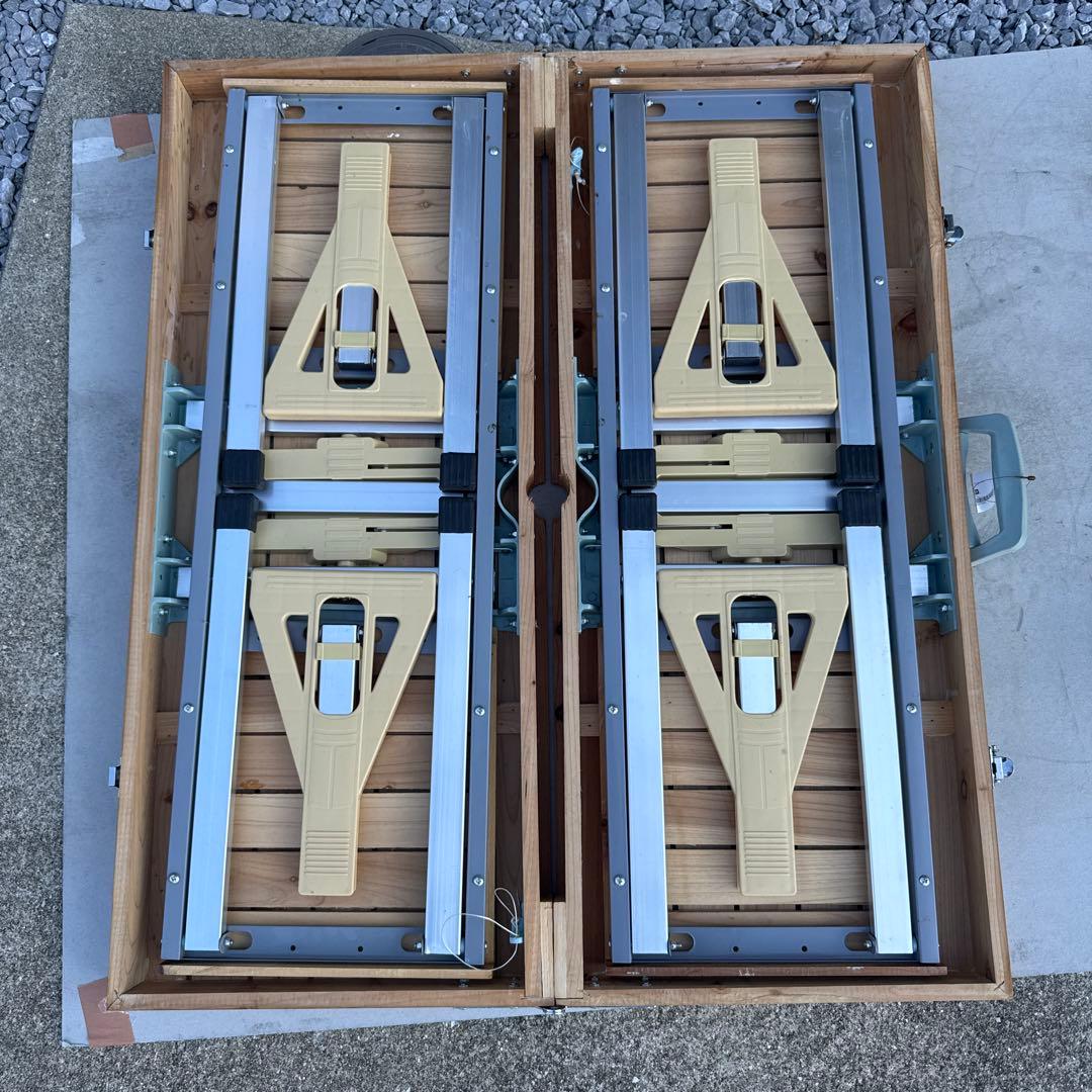 アウトドア テーブルチェアセット 木製