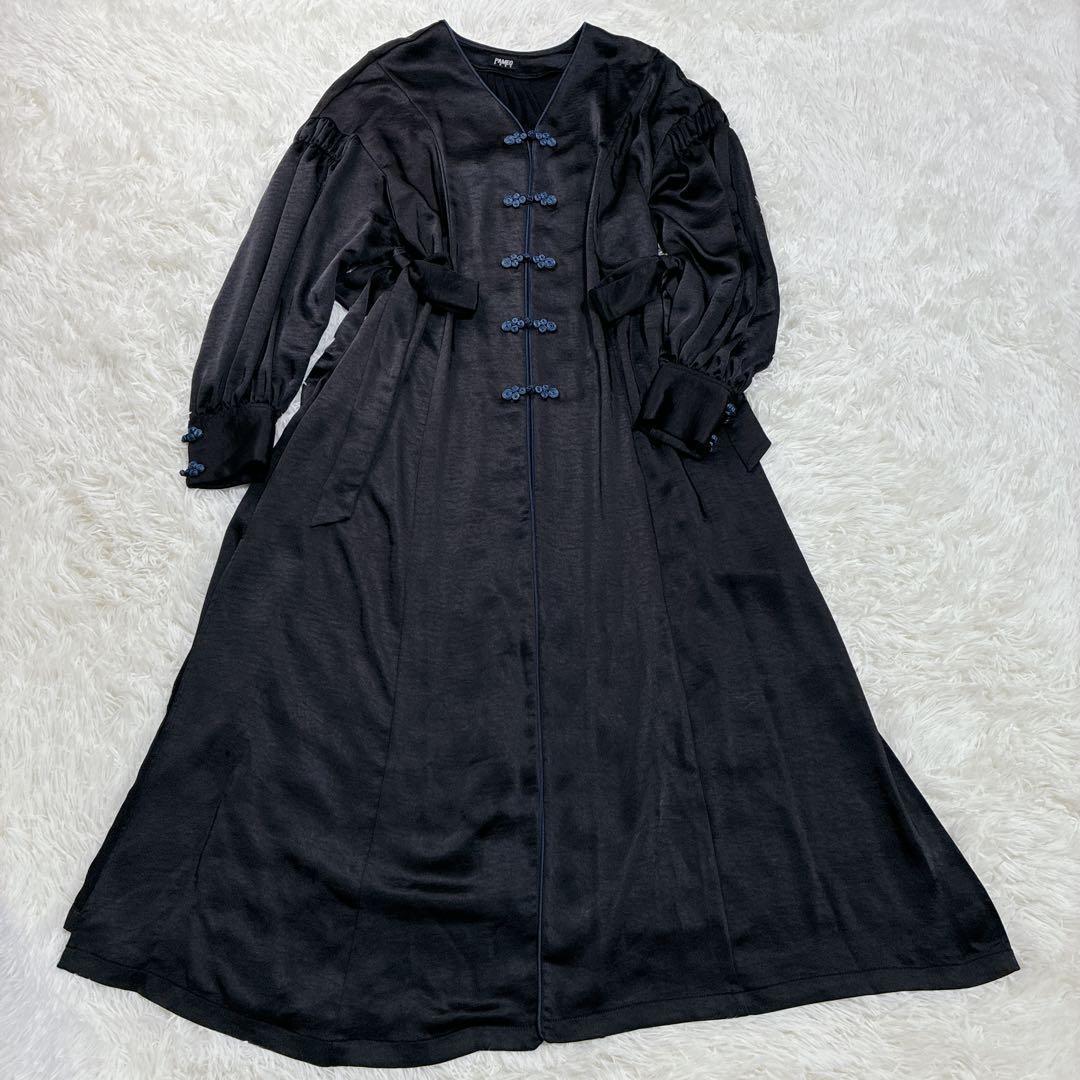 【美品】 パメオポーズ Mandarin Robe Dress ロングワンピース