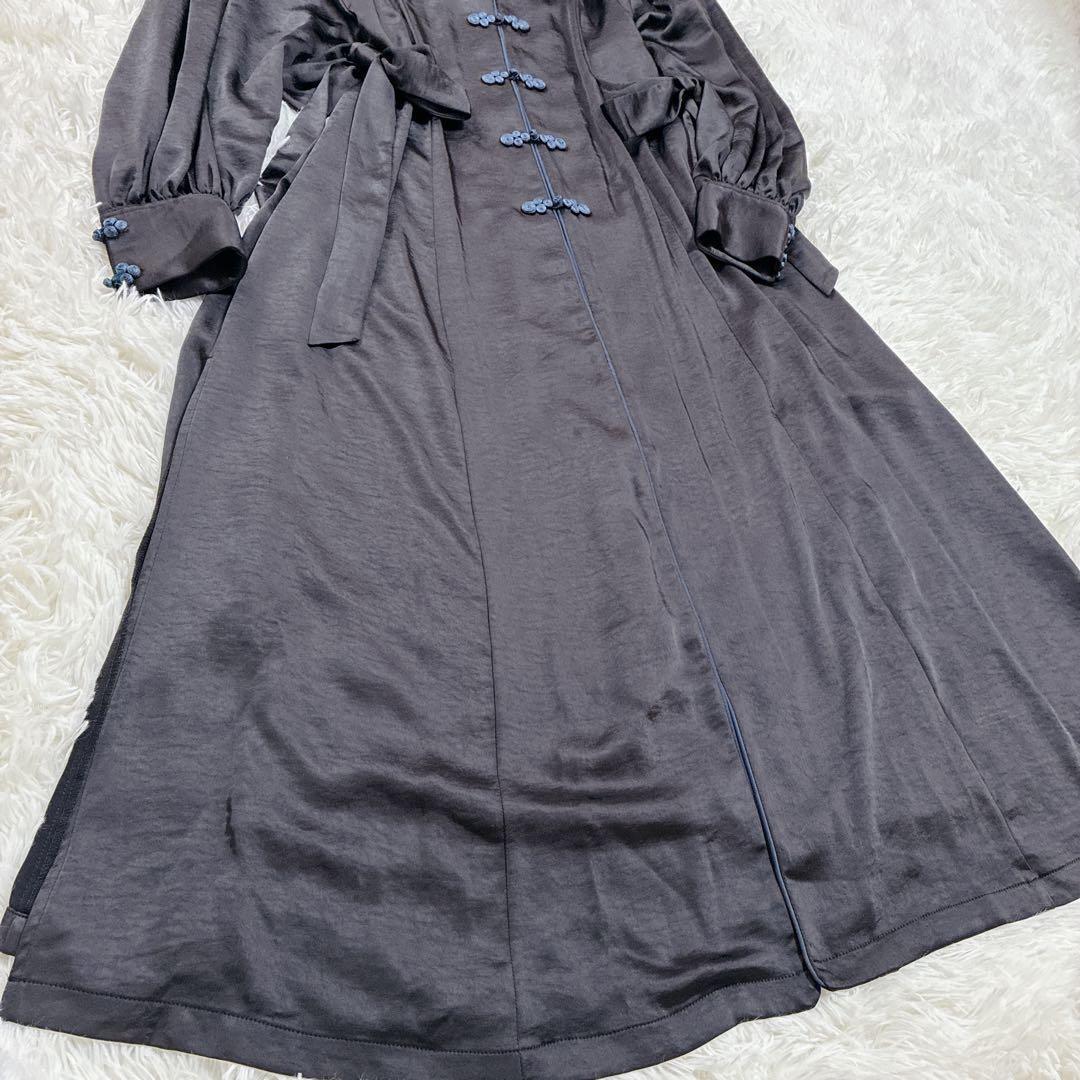 【美品】 パメオポーズ Mandarin Robe Dress ロングワンピース