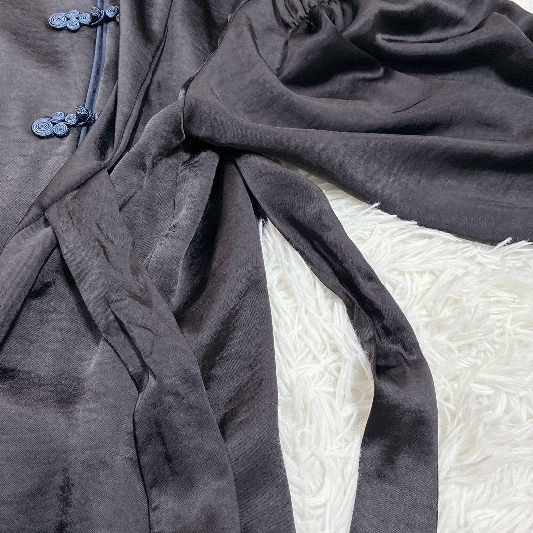 【美品】 パメオポーズ Mandarin Robe Dress ロングワンピース