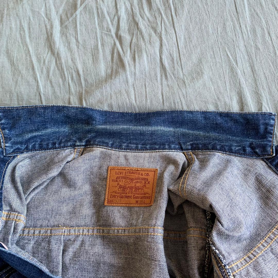 Levi's 507 2nd bigE W38 裏ボタンJ22