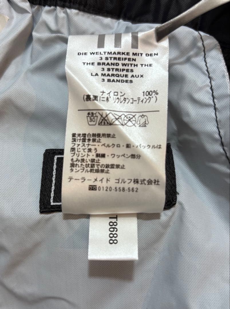 【新品未使用】adidas×TaylorMadeゴルフ レインウェア上下セット
