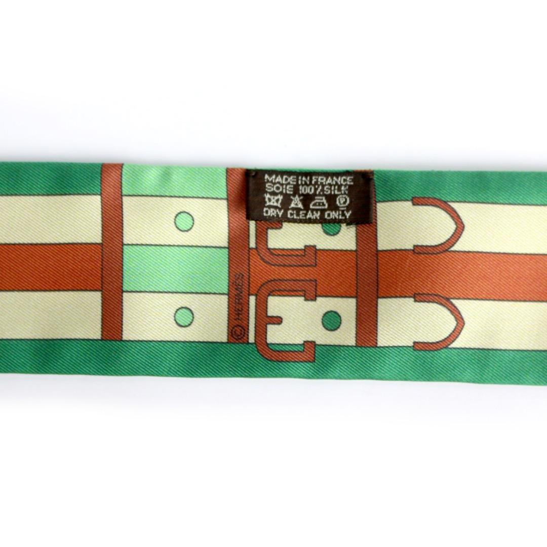 新品・未使用 HERMÈS Twilly エルメス ツイリー スカーフ シルク