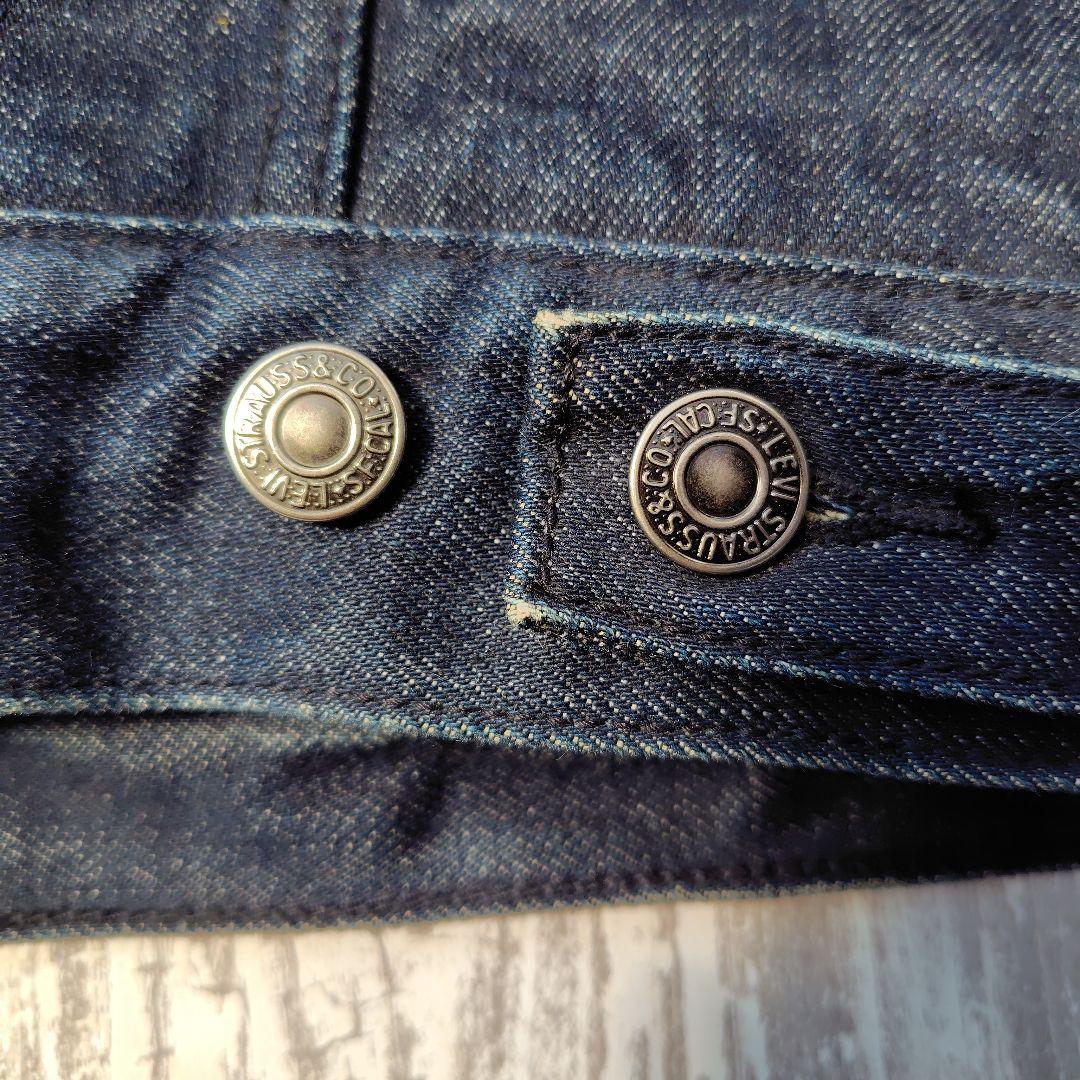 【美品】Levi's デニムボアジャケット Gジャン ダークブルー アウトドア