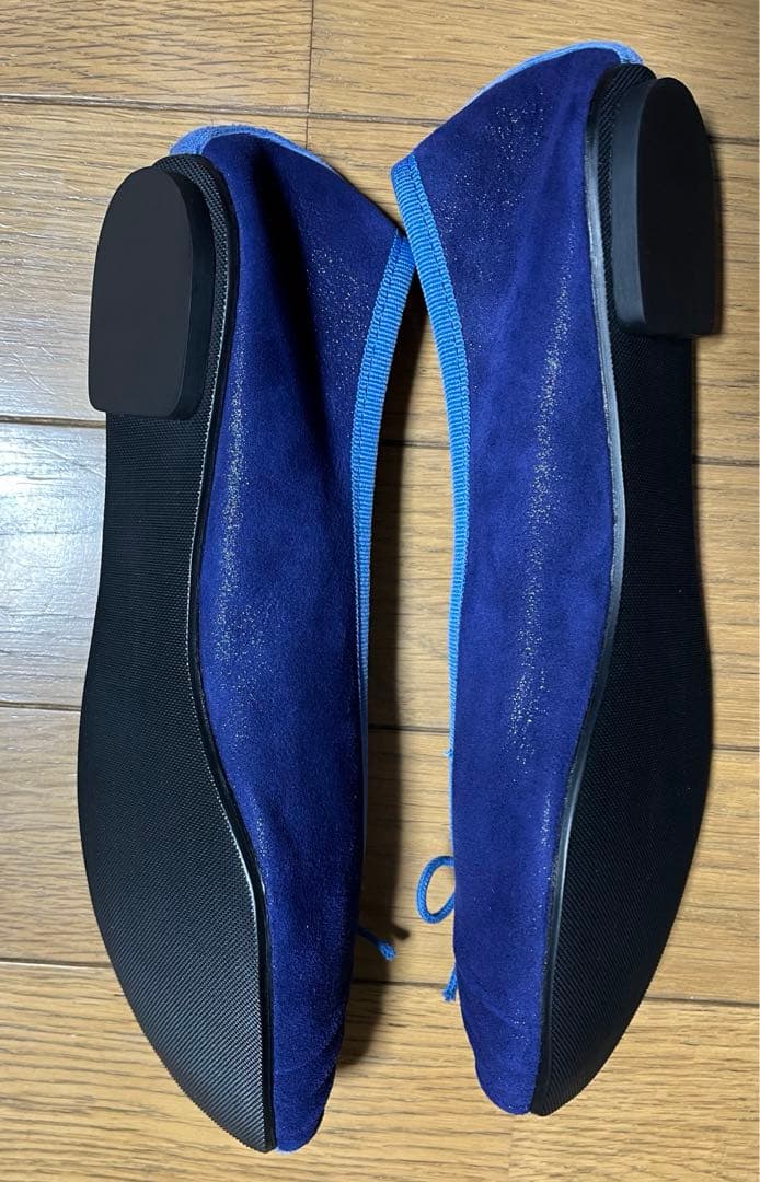 Repetto ネイビー コンビ　廃盤　バレエシューズ 38.0