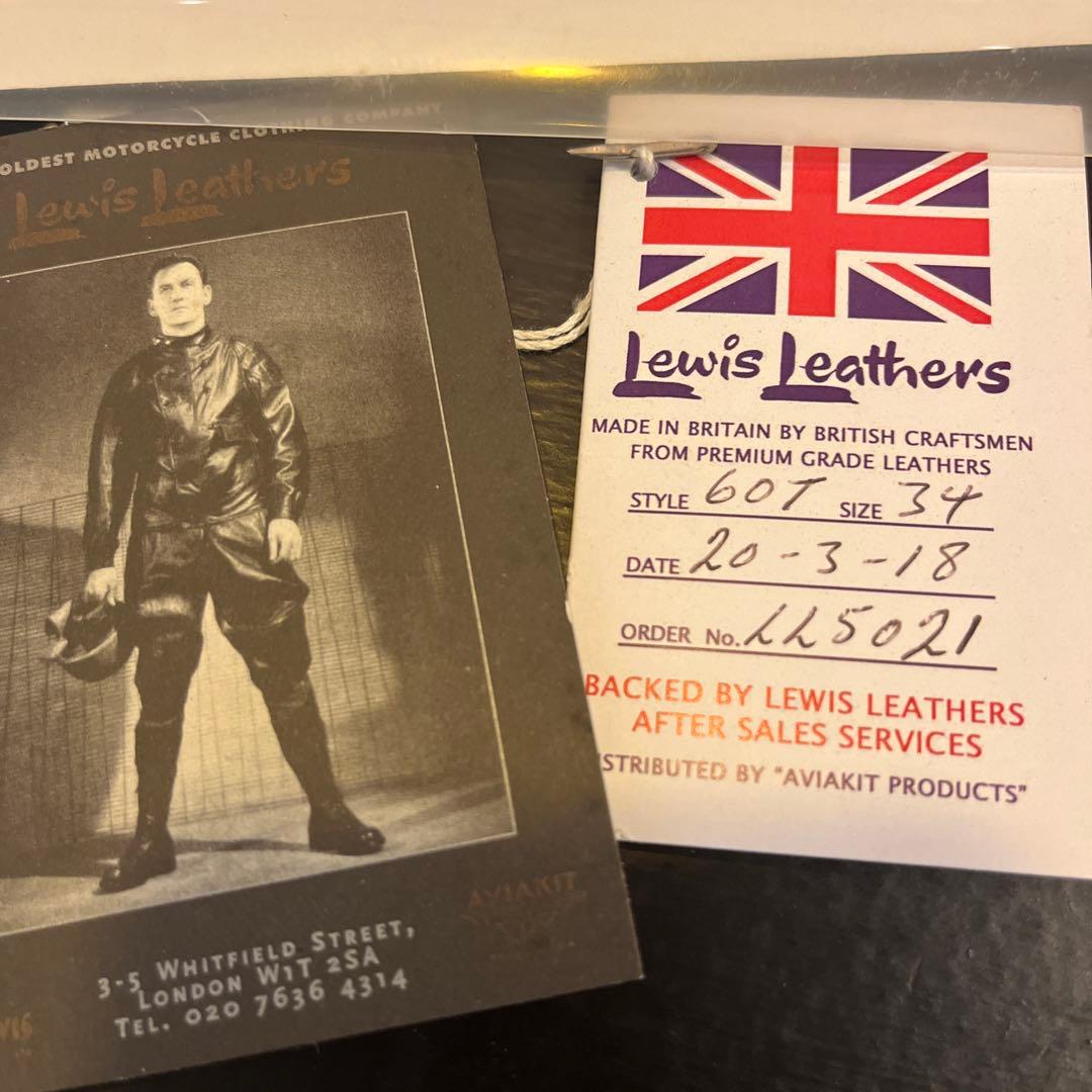Lewis Leathers ルイスレザーコルセア カウハイドタイトフィット34