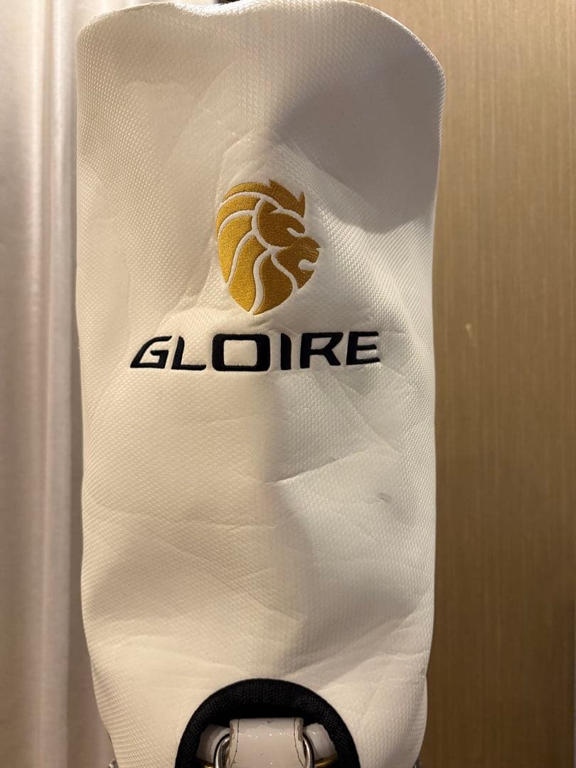 テーラーメイド GLOIRE キャディバッグ ホワイト×ブラック ゴールド美品