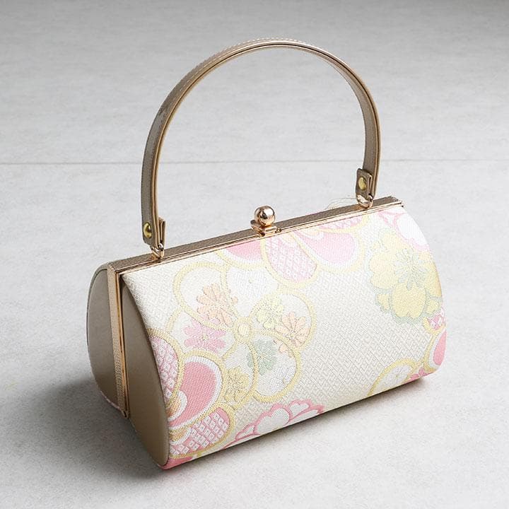 【新品】振袖用 草履バッグセット　ねじり梅 草履:22.5cm(S) 00605