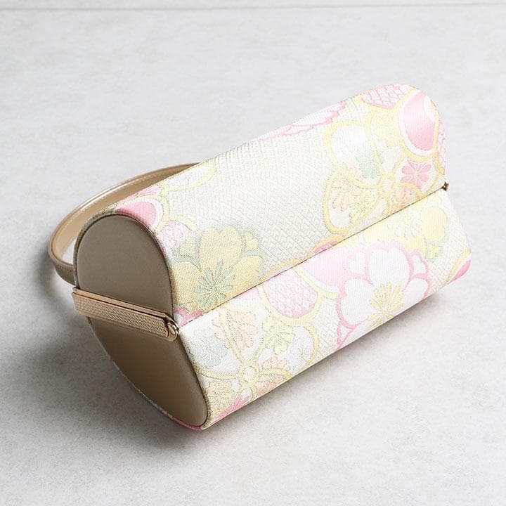 【新品】振袖用 草履バッグセット　ねじり梅 草履:22.5cm(S) 00605