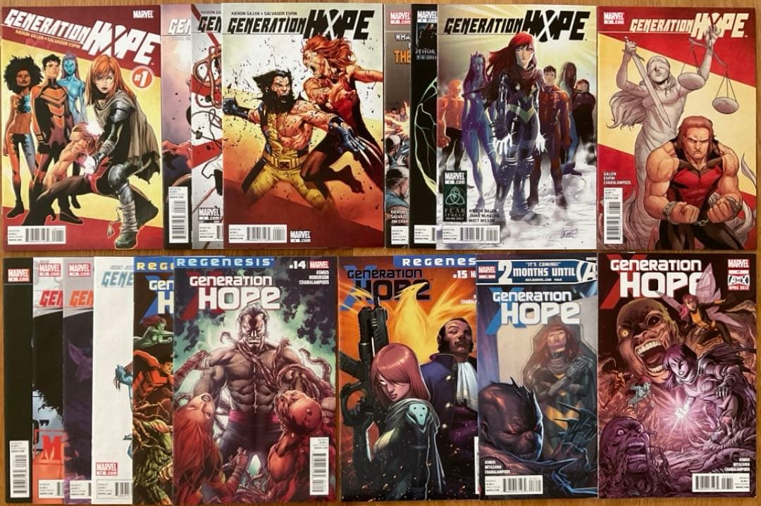Generation Hope #1-17 コンプリートセット アメコミリーフ