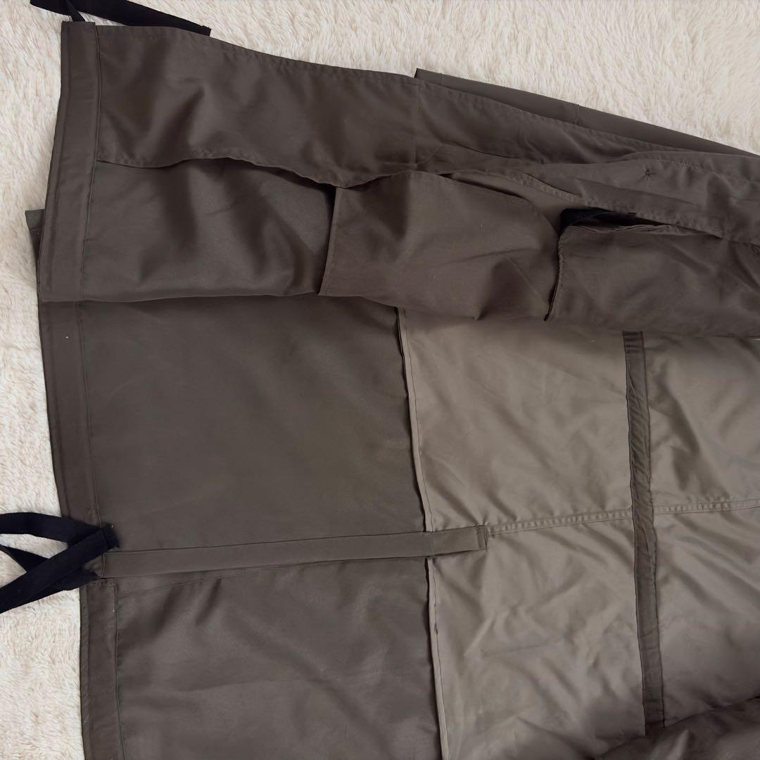 超美品　ZARA ロングスプリングコート　 カーキ　Ｌ