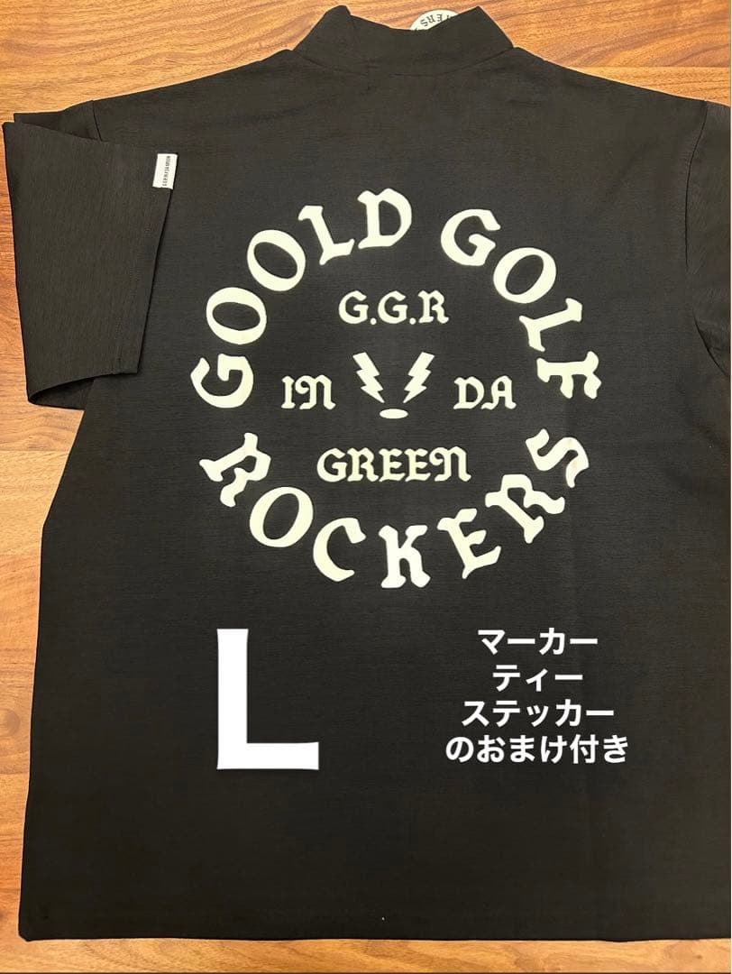 モックネックシャツ　Ｌサイズ　新品　GOOLD GOLF ROCKERS