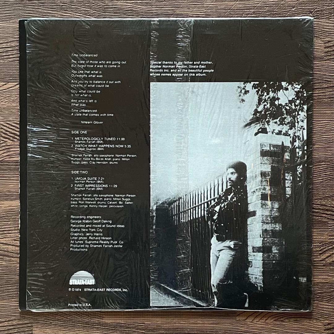 Shamek Farrah – First Impressions　レコード