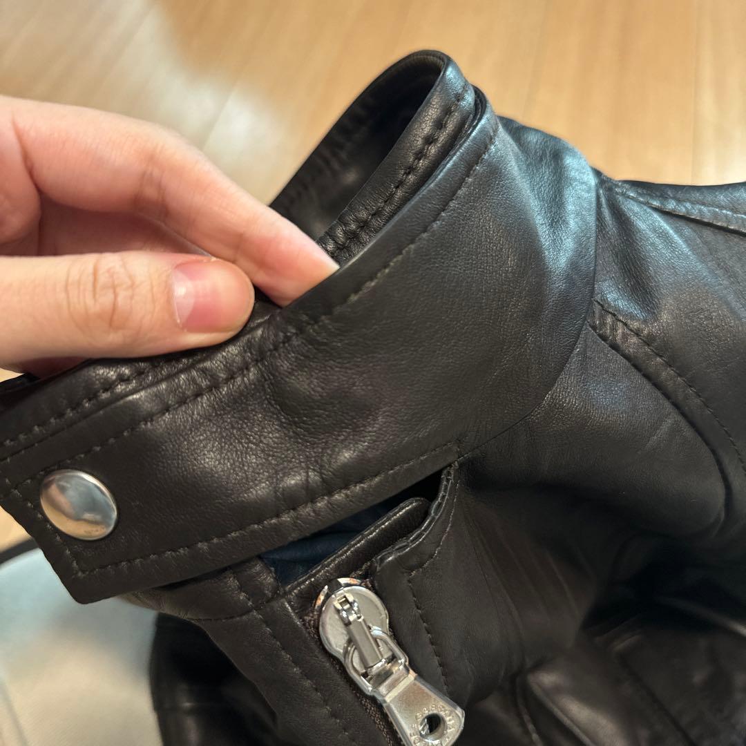 【新品】DOLCE&GABBANA ラムレザージャケット
