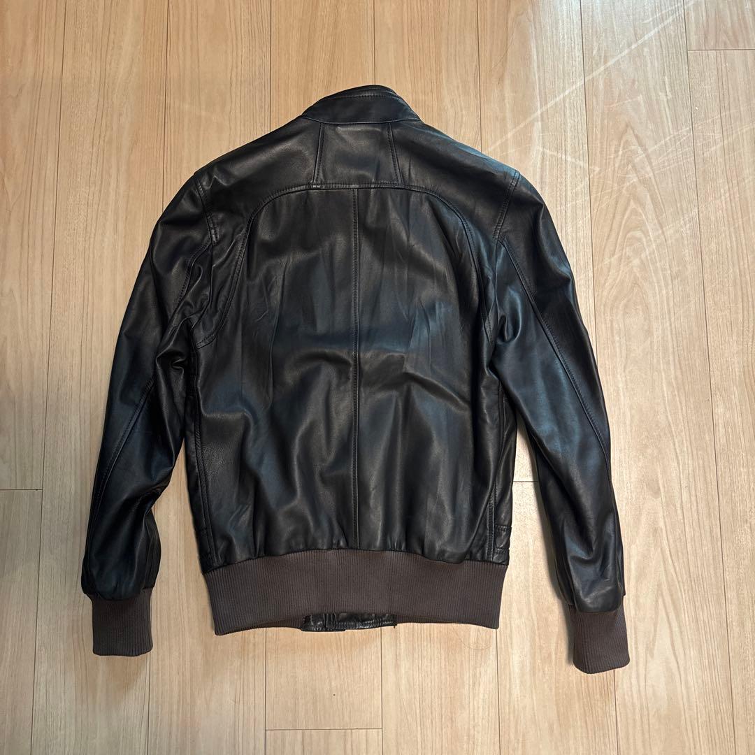 【新品】DOLCE&GABBANA ラムレザージャケット