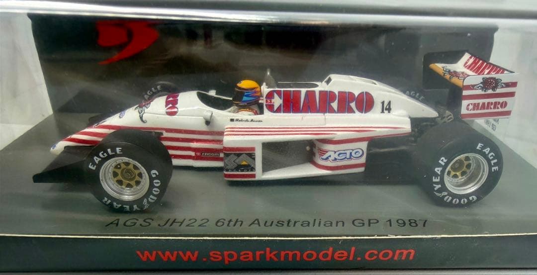 美品 スパーク 1/43 AGS JH22 1987 オーストラリアGP モレノ