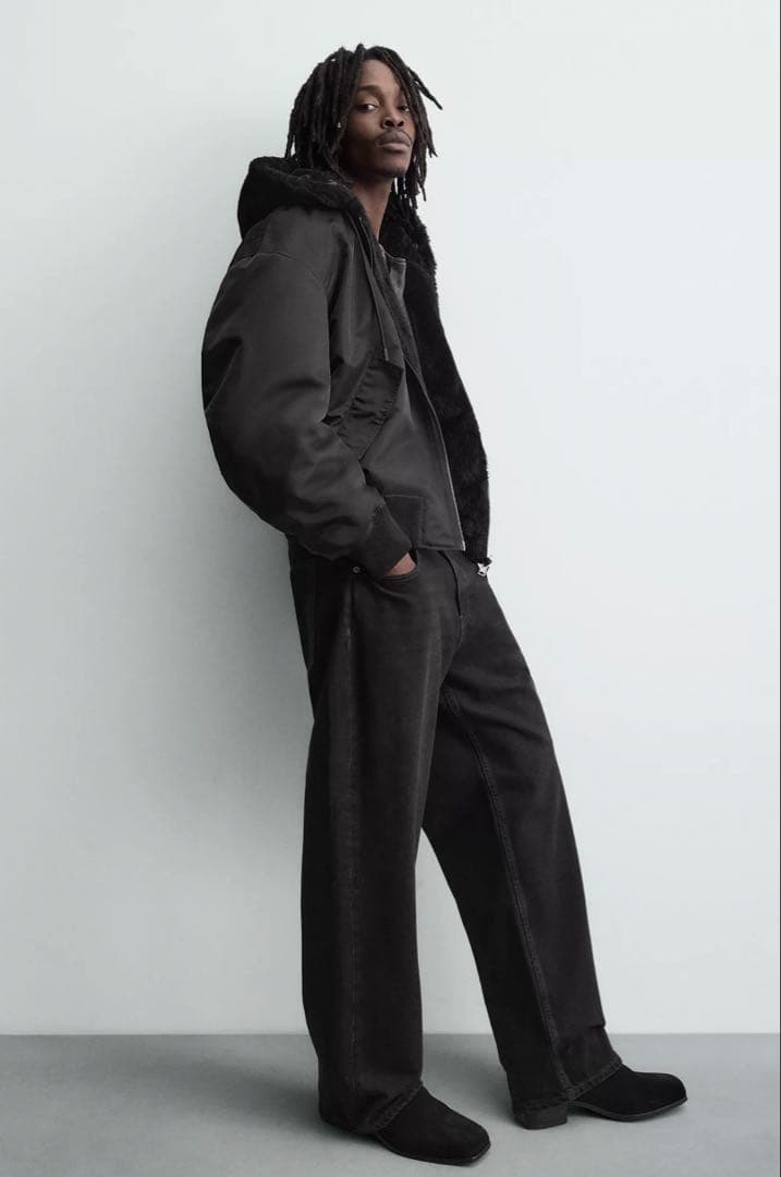 ☆*☆様 【ZARA】　リバーシブル　フェイクファー　ボンバージャケット 大人気